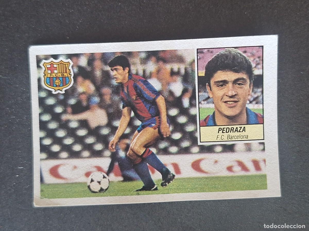 Cromos de f&uacute;tbol: L5 PEDRAZA F. C. BARCELONA FICHAJE 26 LIGA ESTE 1984 1985 84 85 DESPEGADO RECUPERADO