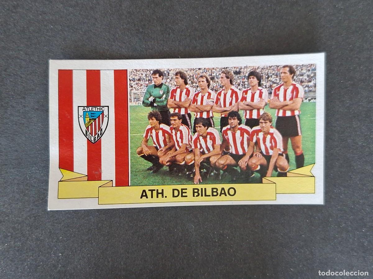 Cromos de f&uacute;tbol: L4 EQUIPO ATHLETIC CLUB DE BILBAO LIGA ESTE 1985 1986 85 86 DESPEGADO RECUPERADO