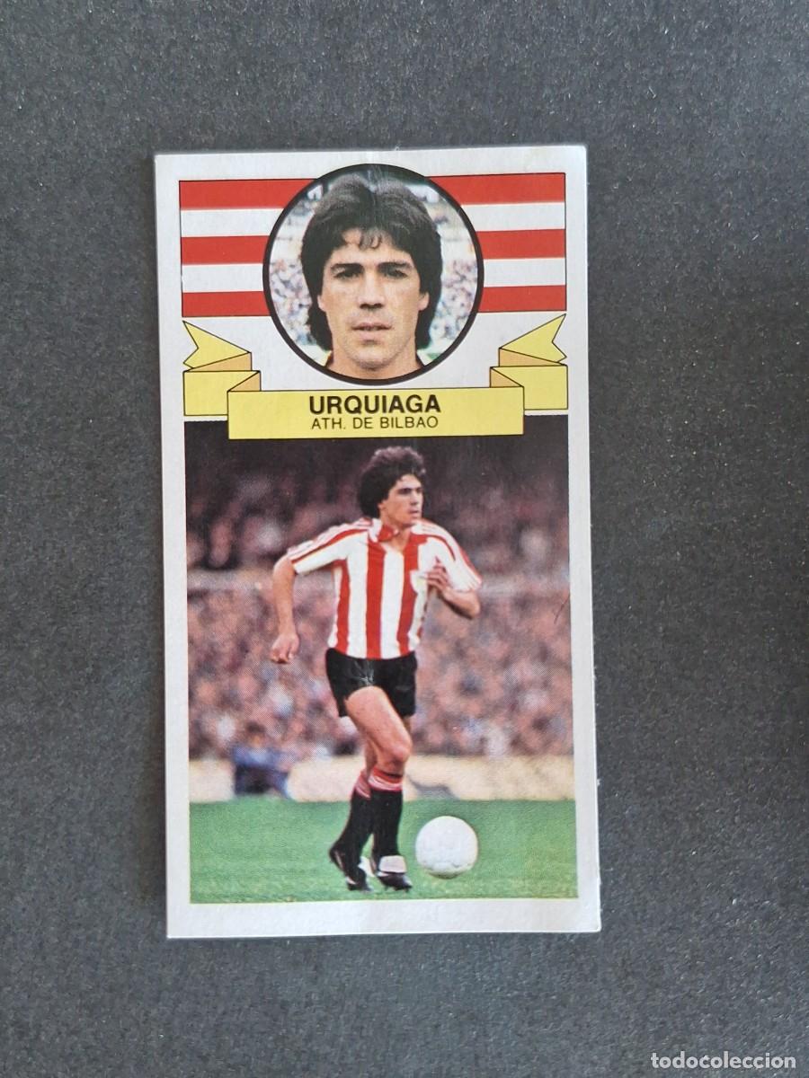 Cromos de f&uacute;tbol: L4 URQUIAGA ATHLETIC CLUB DE BILBAO LIGA ESTE 1985 1986 85 86 DESPEGADO RECUPERADO