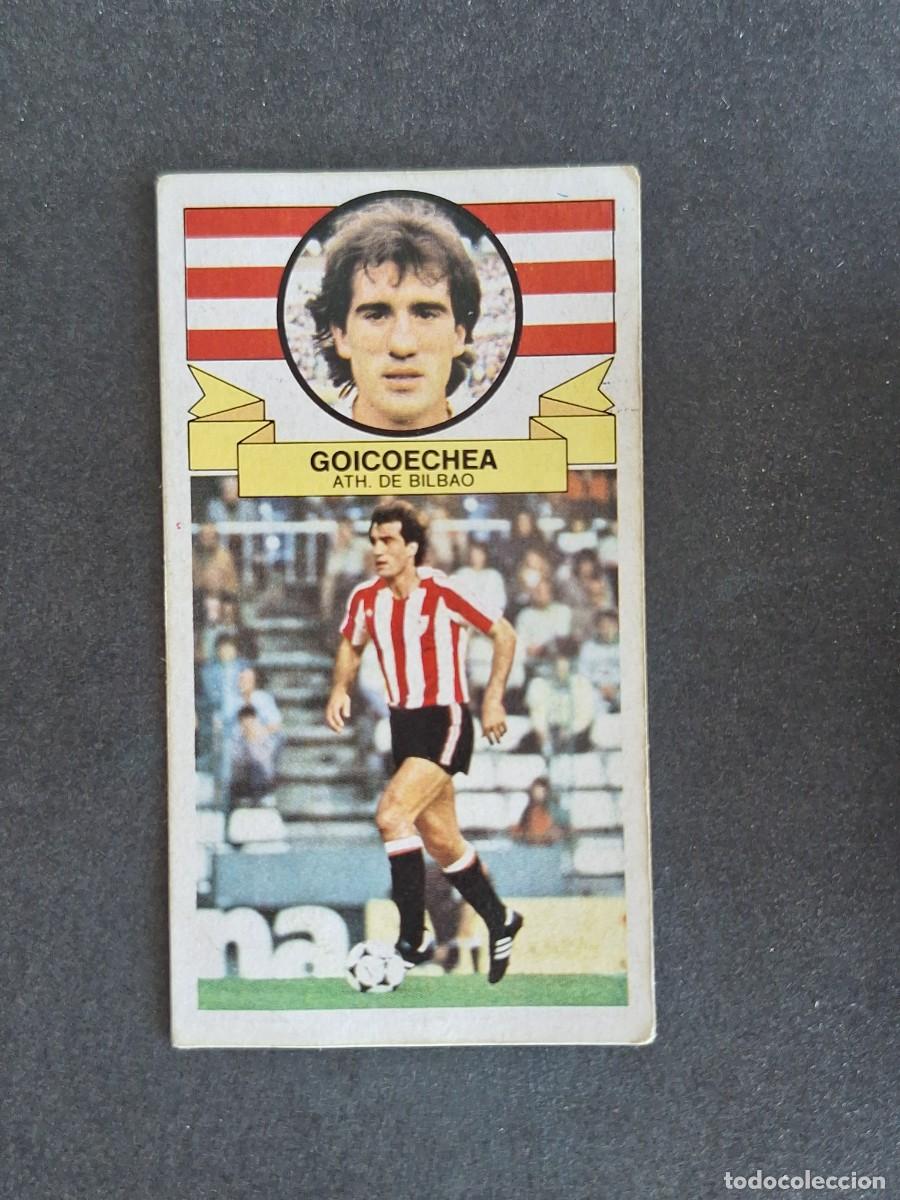 Cromos de f&uacute;tbol: L4 GOICOECHEA ATHLETIC CLUB DE BILBAO LIGA ESTE 1985 1986 85 86 DESPEGADO RECUPERADO