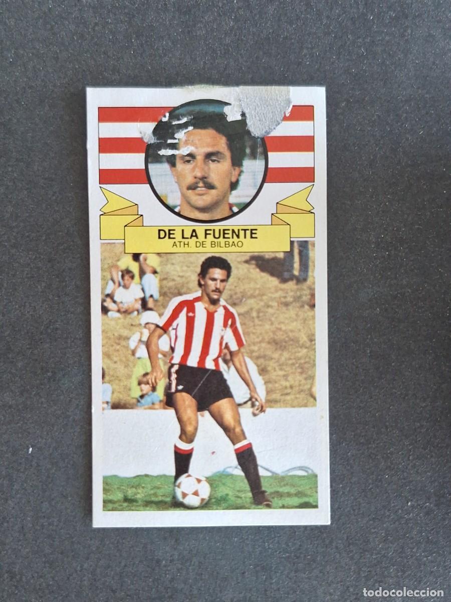 Cromos de f&uacute;tbol: L4 DE LA FUENTE ATHLETIC CLUB DE BILBAO LIGA ESTE 1985 1986 85 86 DESPEGADO RECUPERADO