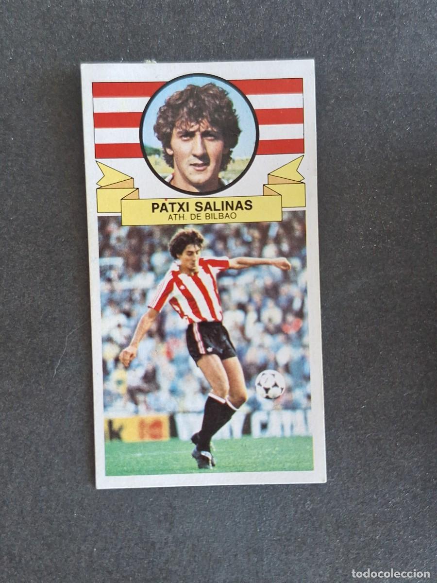Cromos de f&uacute;tbol: L4 PATXI SALINAS ATHLETIC CLUB DE BILBAO LIGA ESTE 1985 1986 85 86 DESPEGADO RECUPERADO
