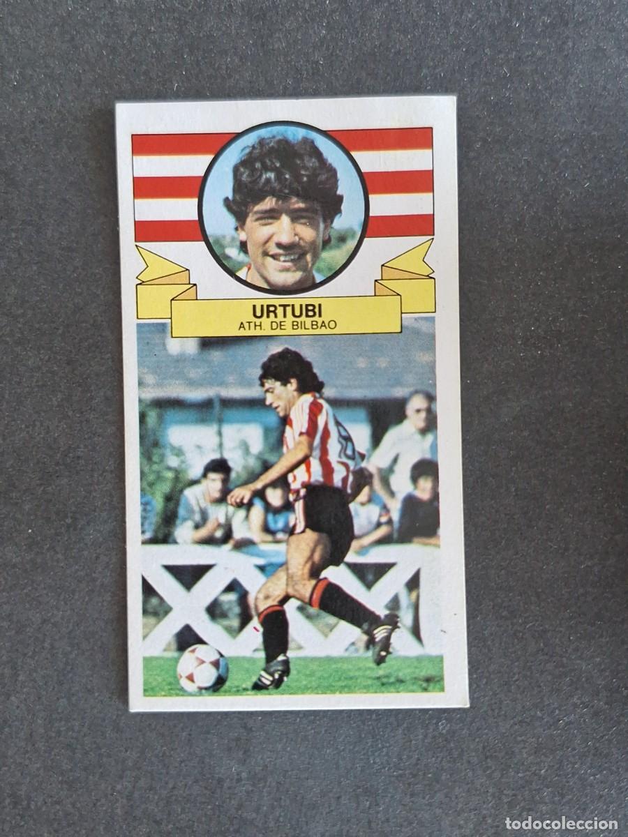 Cromos de f&uacute;tbol: L4 URTUBI ATHLETIC CLUB DE BILBAO LIGA ESTE 1985 1986 85 86 DESPEGADO RECUPERADO