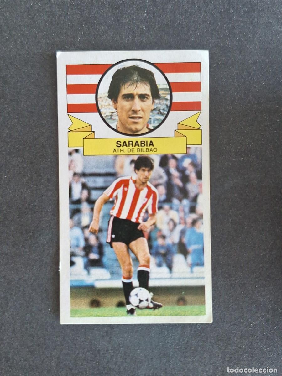 Cromos de f&uacute;tbol: L4 SARABIA ATHLETIC CLUB DE BILBAO LIGA ESTE 1985 1986 85 86 DESPEGADO RECUPERADO