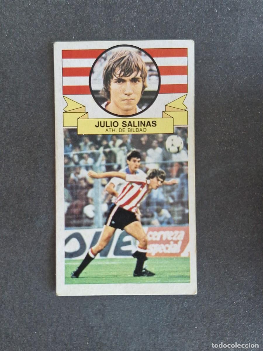 Cromos de f&uacute;tbol: L4 JULIO SALINAS ATHLETIC CLUB DE BILBAO LIGA ESTE 1985 1986 85 86 DESPEGADO RECUPERADO
