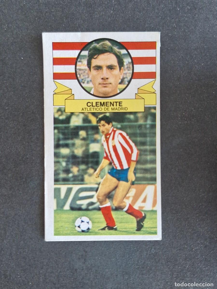 Cromos de f&uacute;tbol: L4 CLEMENTE ATLETICO DE MADRID LIGA ESTE 1985 1986 85 86 DESPEGADO RECUPERADO