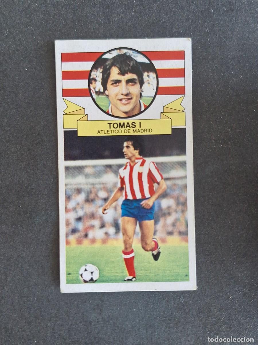 Cromos de f&uacute;tbol: L4 TOMAS I ATLETICO DE MADRID LIGA ESTE 1985 1986 85 86 DESPEGADO RECUPERADO