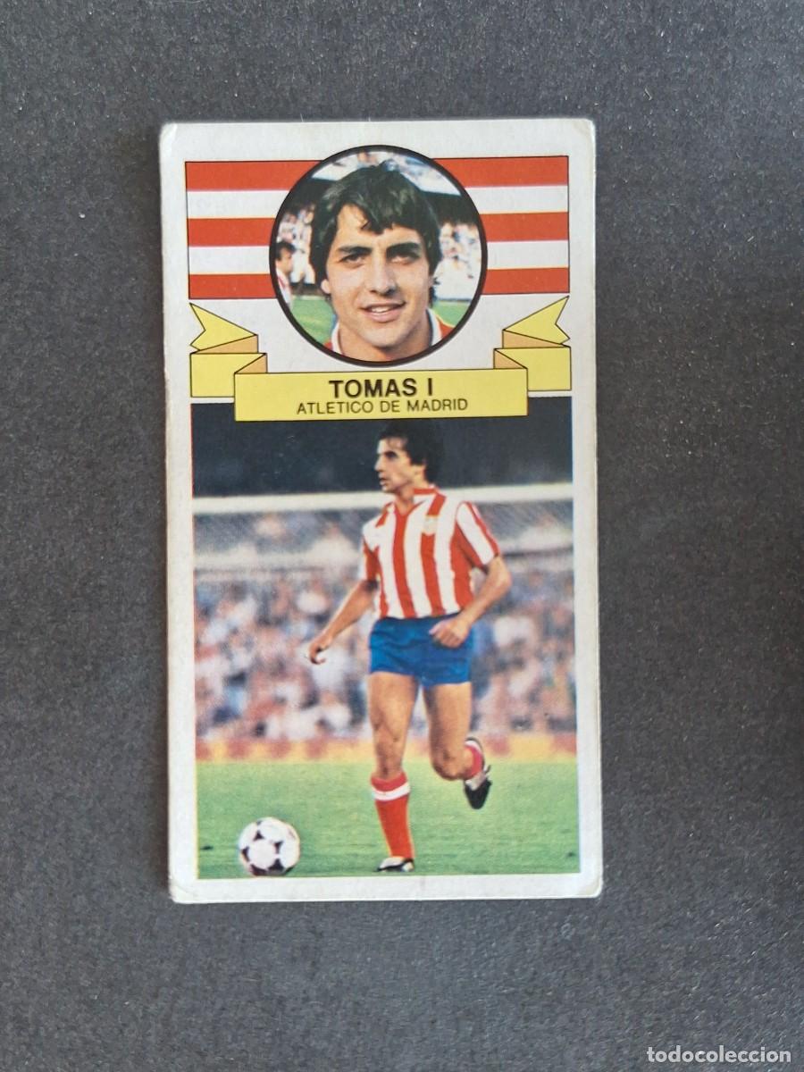 Cromos de f&uacute;tbol: L4 TOMAS I ATLETICO DE MADRID LIGA ESTE 1985 1986 85 86 DESPEGADO RECUPERADO