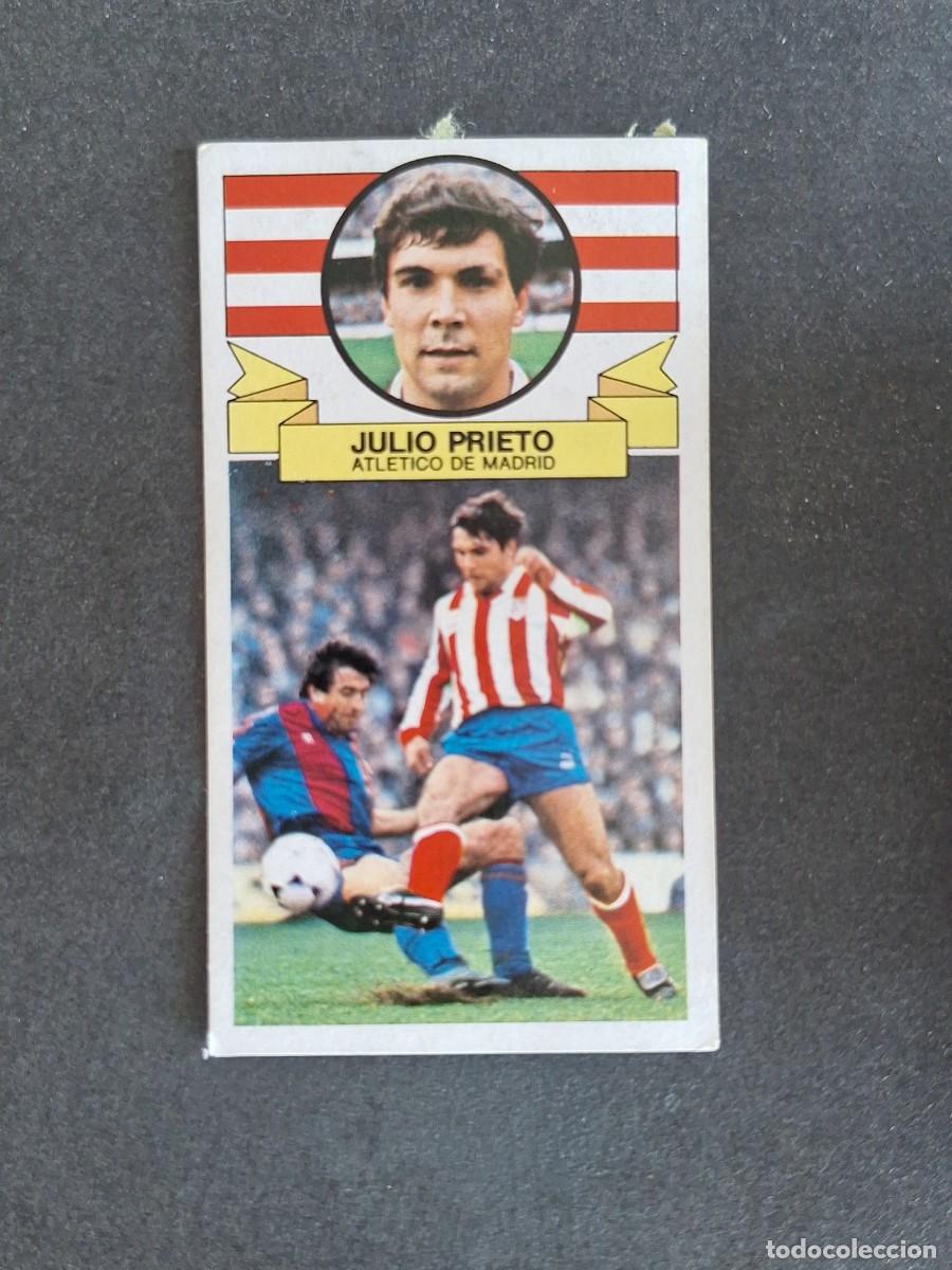 Cromos de f&uacute;tbol: L4 JULIO PRIETO ATLETICO DE MADRID LIGA ESTE 1985 1986 85 86 DESPEGADO RECUPERADO