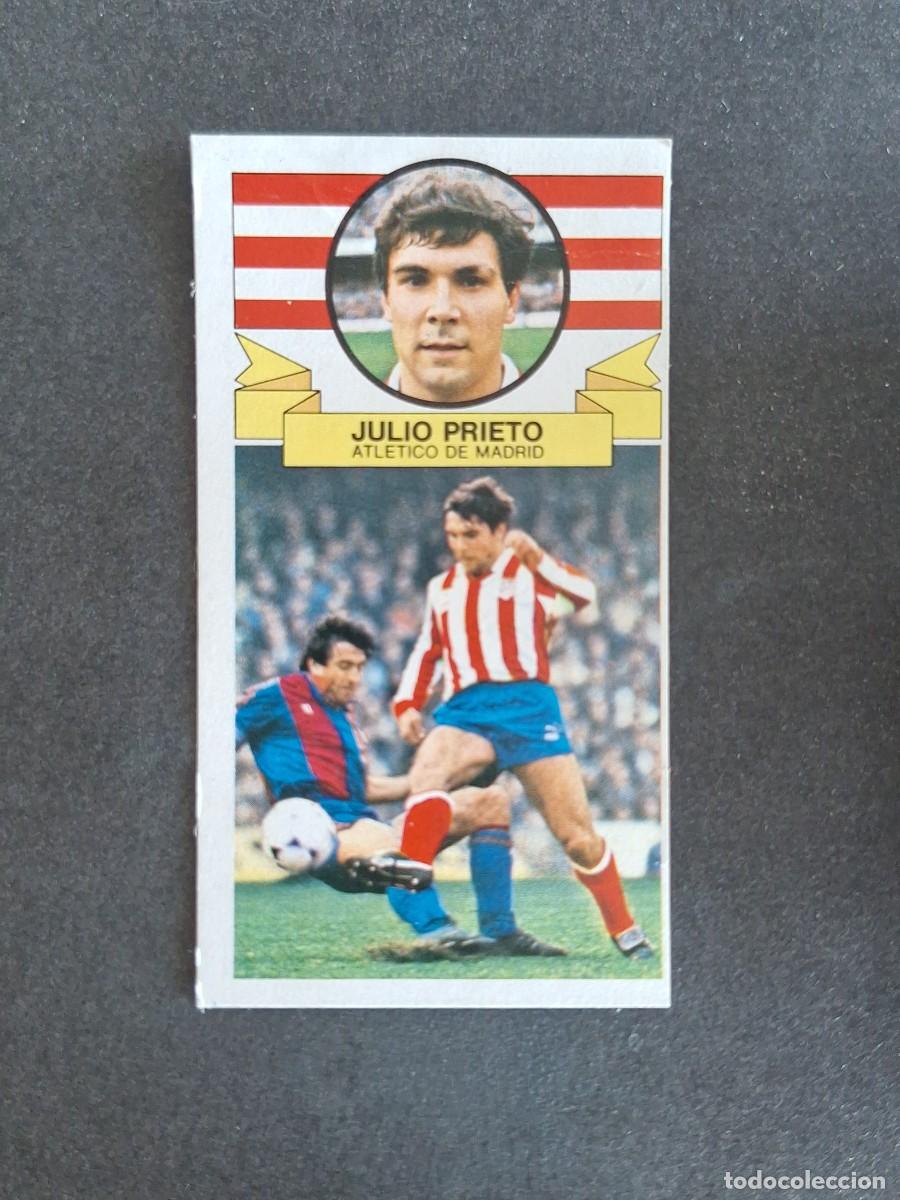 Cromos de f&uacute;tbol: L4 JULIO PRIETO ATLETICO DE MADRID LIGA ESTE 1985 1986 85 86 DESPEGADO RECUPERADO