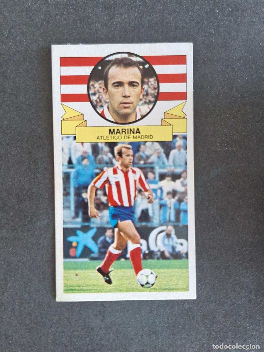 Cromos de f&uacute;tbol: L4 MARINA ATLETICO DE MADRID LIGA ESTE 1985 1986 85 86 DESPEGADO RECUPERADO