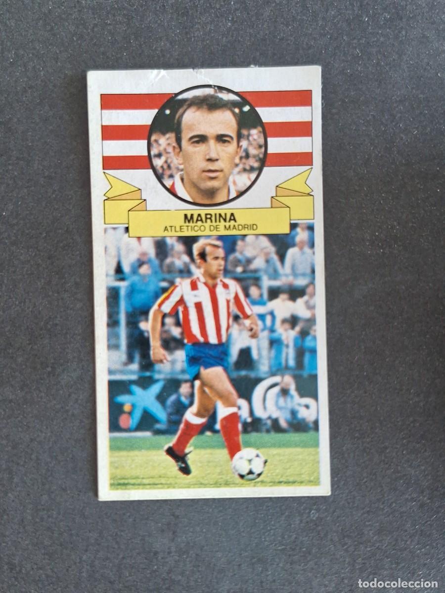 Cromos de f&uacute;tbol: L4 MARINA ATLETICO DE MADRID LIGA ESTE 1985 1986 85 86 DESPEGADO RECUPERADO