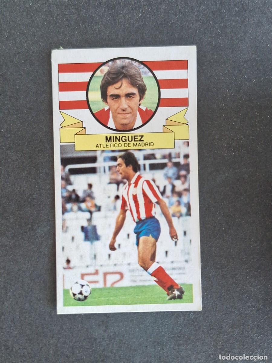 Cromos de f&uacute;tbol: L4 MINGUEZ ATLETICO DE MADRID LIGA ESTE 1985 1986 85 86 DESPEGADO RECUPERADO