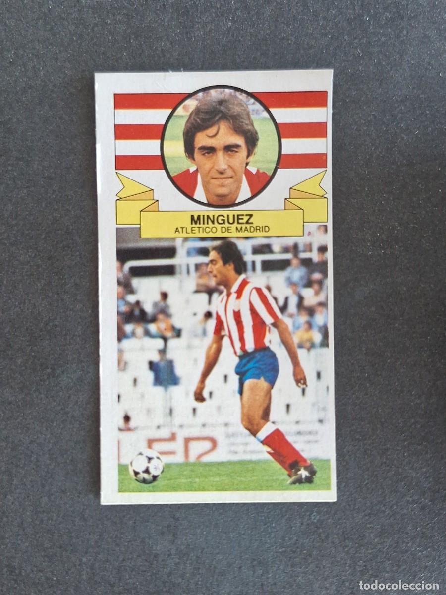 Cromos de f&uacute;tbol: L4 MINGUEZ ATLETICO DE MADRID LIGA ESTE 1985 1986 85 86 DESPEGADO RECUPERADO