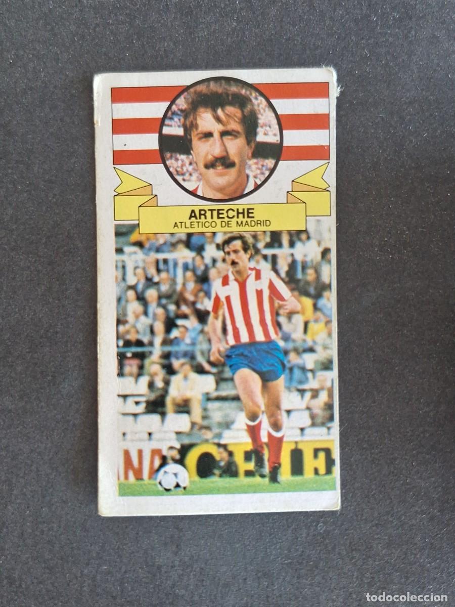 Cromos de f&uacute;tbol: L4 ARTECHE ATLETICO DE MADRID LIGA ESTE 1985 1986 85 86 DESPEGADO RECUPERADO