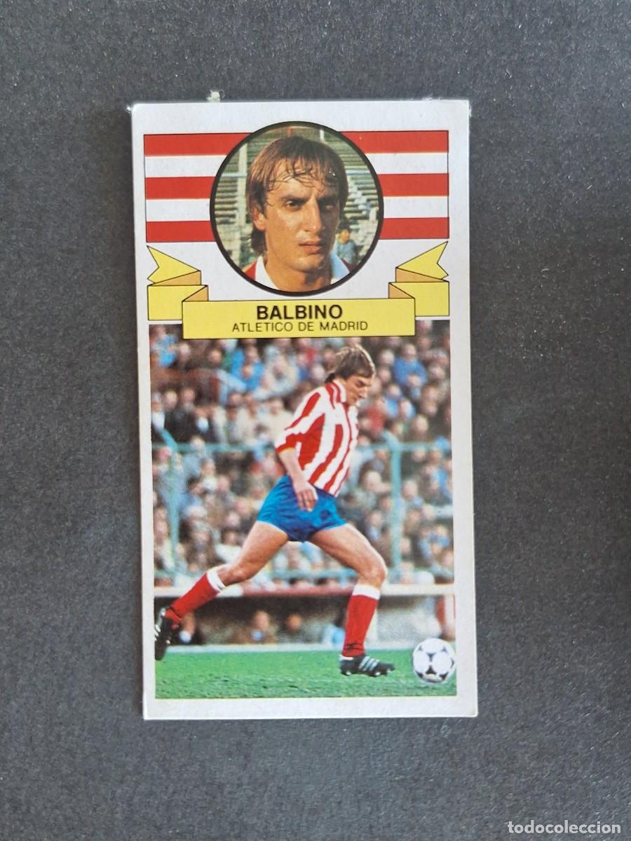 Cromos de f&uacute;tbol: L4 BALBINO ATLETICO DE MADRID LIGA ESTE 1985 1986 85 86 DESPEGADO RECUPERADO