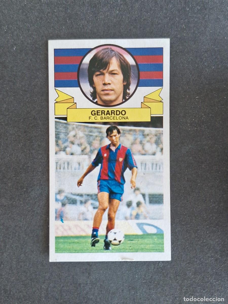 Cromos de f&uacute;tbol: L4 GERARDO F. C. BARCELONA LIGA ESTE 1985 1986 85 86 DESPEGADO RECUPERADO