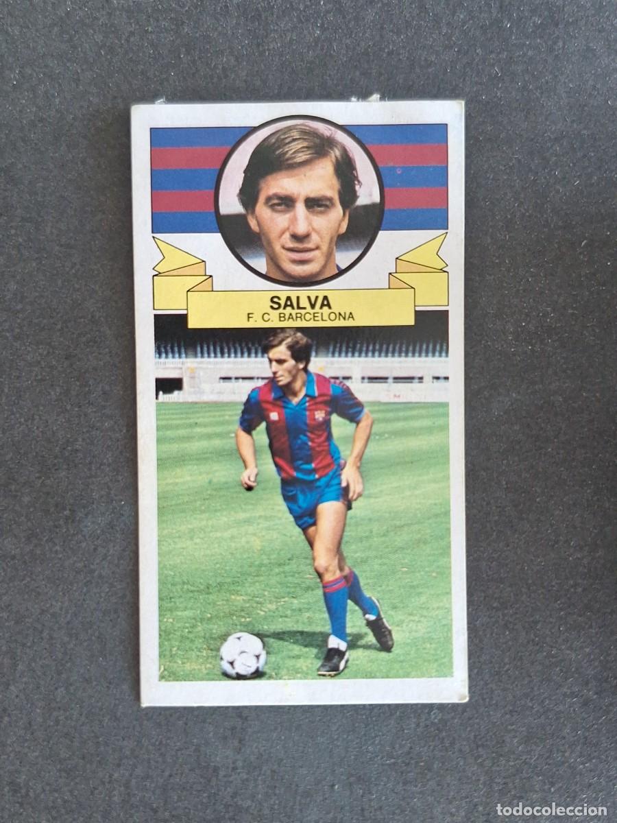 Cromos de f&uacute;tbol: L4 SALVA F. C. BARCELONA LIGA ESTE 1985 1986 85 86 DESPEGADO RECUPERADO