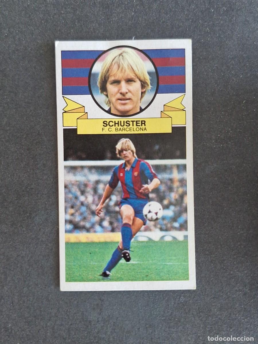 Cromos de f&uacute;tbol: L4 SCHUSTER F. C. BARCELONA LIGA ESTE 1985 1986 85 86 DESPEGADO RECUPERADO