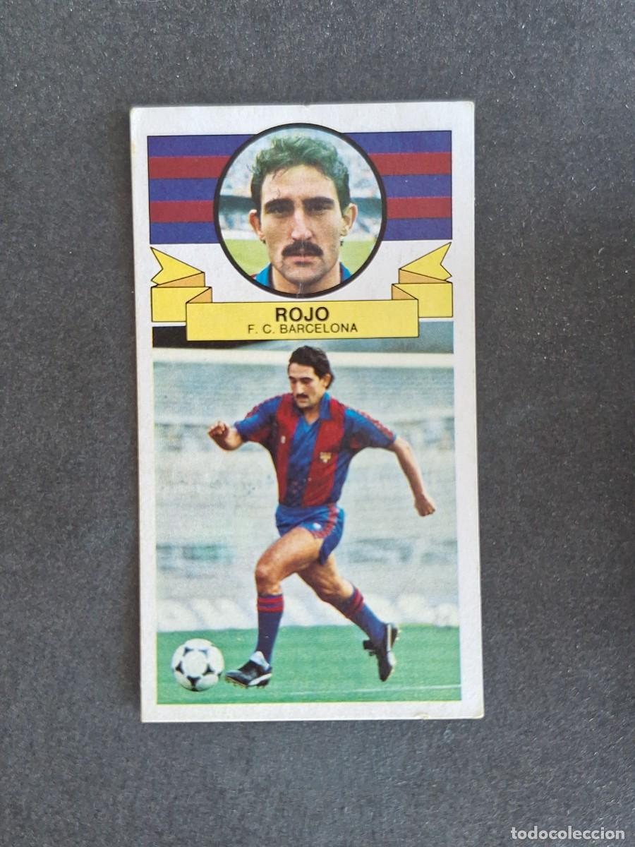 Cromos de f&uacute;tbol: L4 ROJO F. C. BARCELONA LIGA ESTE 1985 1986 85 86 DESPEGADO RECUPERADO