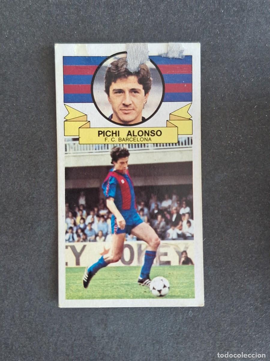 Cromos de f&uacute;tbol: L4 PICHO ALONSO F. C. BARCELONA LIGA ESTE 1985 1986 85 86 DESPEGADO RECUPERADO