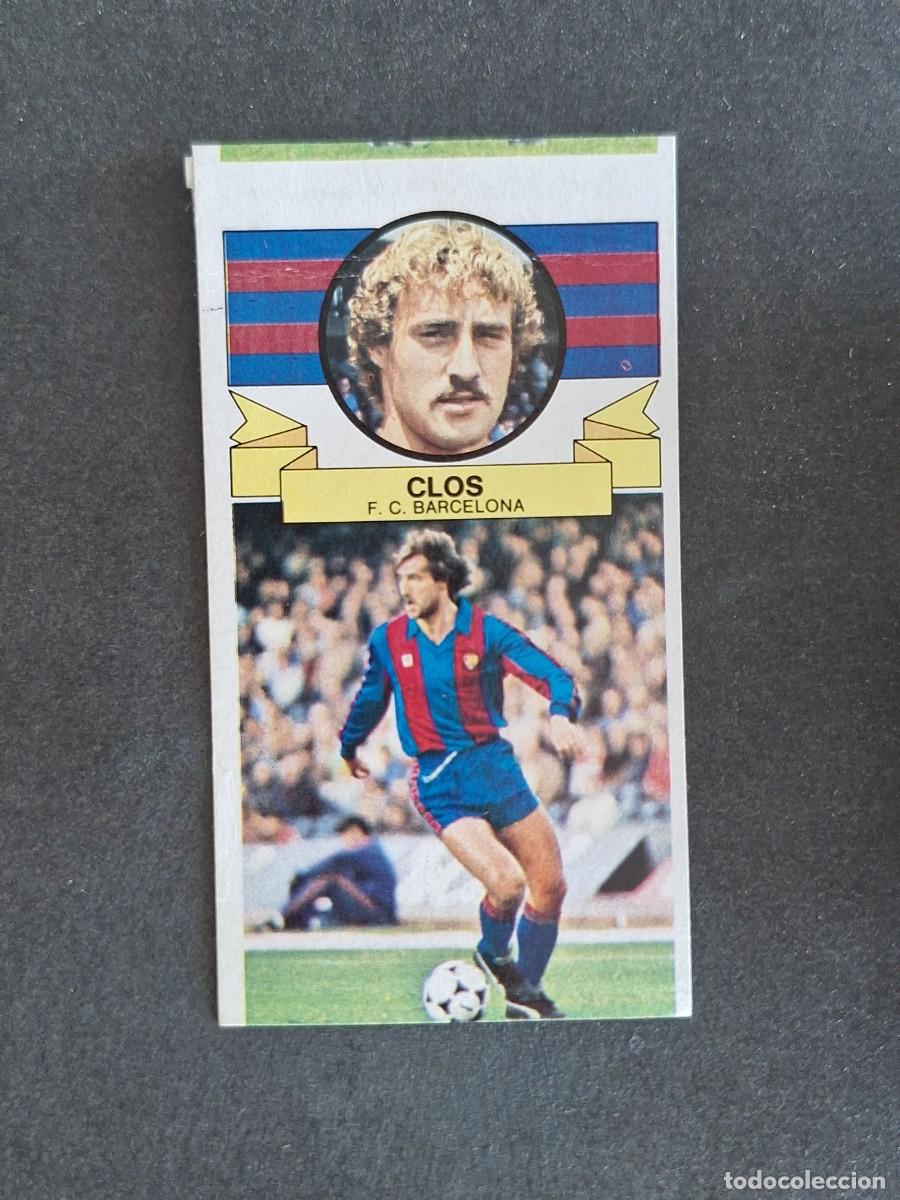 Cromos de f&uacute;tbol: L4 CLOS F. C. BARCELONA LIGA ESTE 1985 1986 85 86 DESPEGADO RECUPERADO