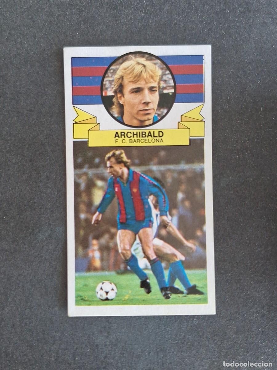 Cromos de f&uacute;tbol: L4 ARCHIBALD F. C. BARCELONA LIGA ESTE 1985 1986 85 86 DESPEGADO RECUPERADO