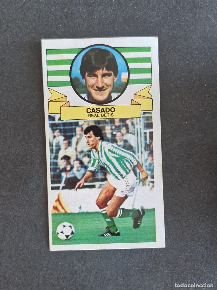 Cromos de f&uacute;tbol: L4 CASADO REAL BETIS BALOMPIE LIGA ESTE 1985 1986 85 86 DESPEGADO RECUPERADO