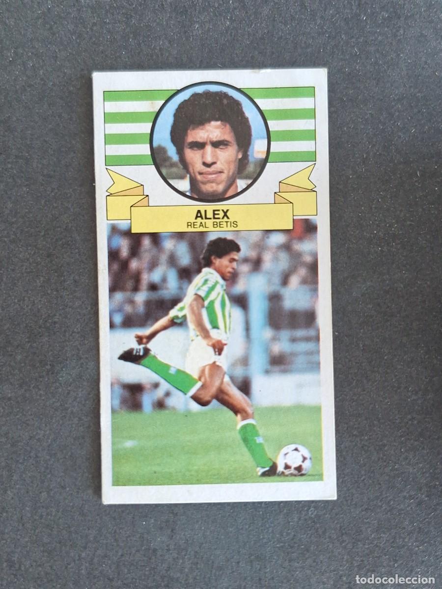Cromos de f&uacute;tbol: L4 ALEX REAL BETIS BALOMPIE LIGA ESTE 1985 1986 85 86 DESPEGADO RECUPERADO