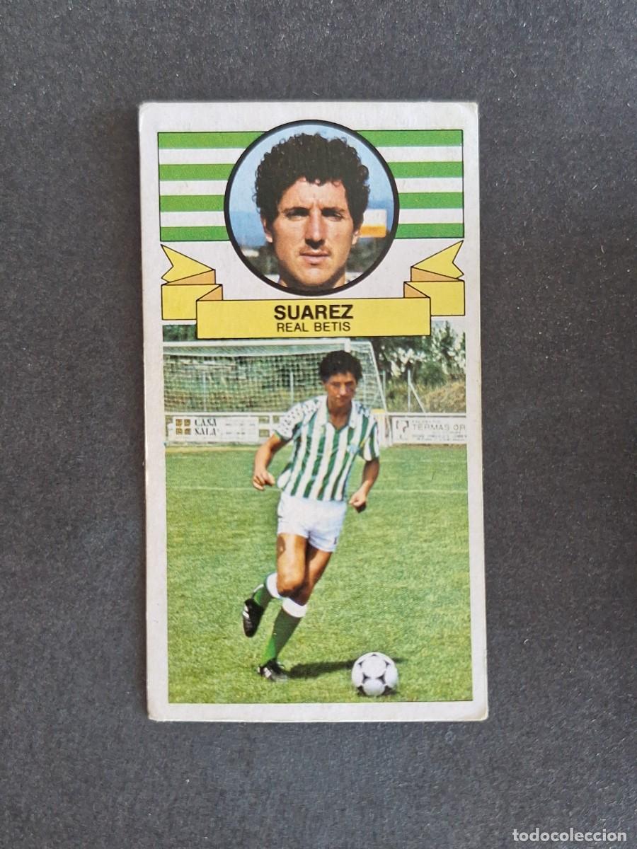 Cromos de f&uacute;tbol: L4 SUAREZ REAL BETIS BALOMPIE LIGA ESTE 1985 1986 85 86 DESPEGADO RECUPERADO