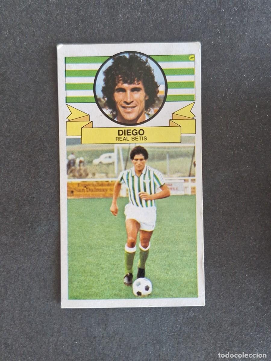 Cromos de f&uacute;tbol: L4 DIEGO REAL BETIS BALOMPIE LIGA ESTE 1985 1986 85 86 DESPEGADO RECUPERADO