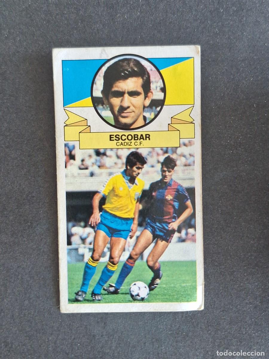 Cromos de f&uacute;tbol: L4 ESCOBAR CADIZ C. F. LIGA ESTE 1985 1986 85 86 DESPEGADO RECUPERADO