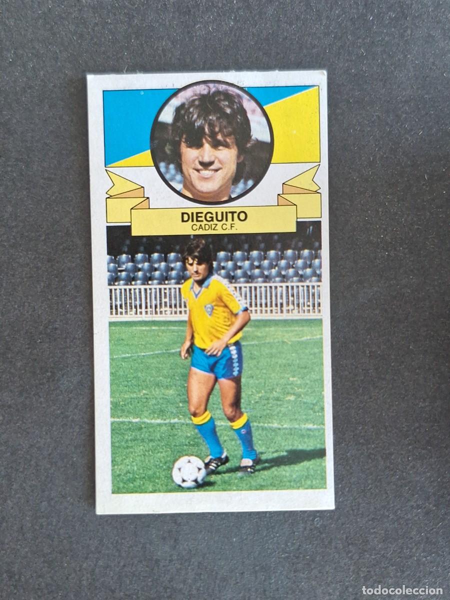 Cromos de f&uacute;tbol: L4 DIEGUITO CADIZ C. F. LIGA ESTE 1985 1986 85 86 DESPEGADO RECUPERADO