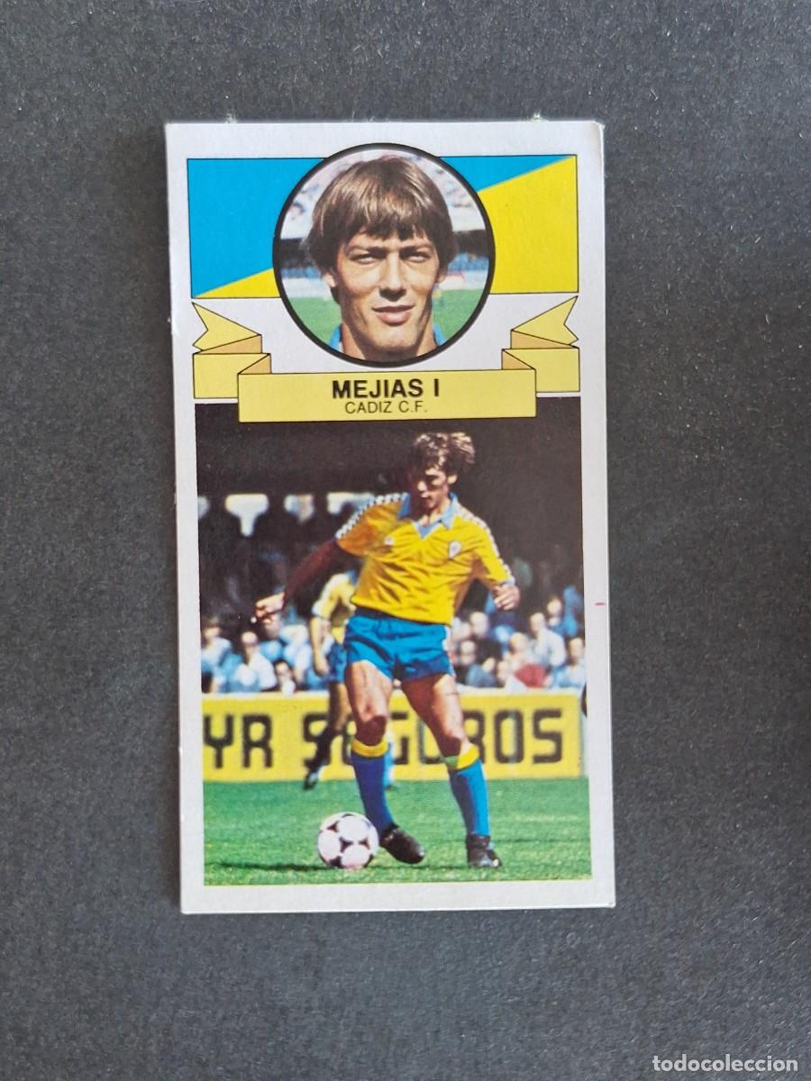 Cromos de f&uacute;tbol: L4 MEJIAS I CADIZ C. F. LIGA ESTE 1985 1986 85 86 DESPEGADO RECUPERADO