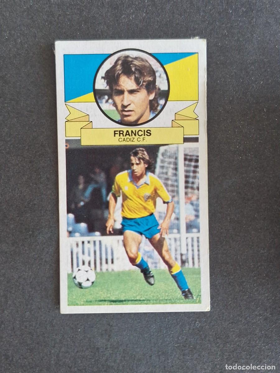 Cromos de f&uacute;tbol: L4 FRANCIS CADIZ C. F. LIGA ESTE 1985 1986 85 86 DESPEGADO RECUPERADO