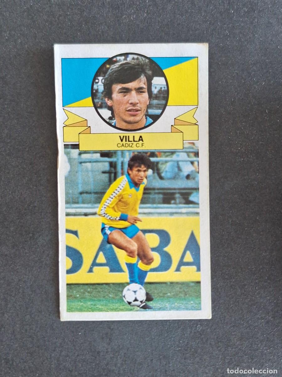 Cromos de f&uacute;tbol: L4 VILLA CADIZ C. F. LIGA ESTE 1985 1986 85 86 DESPEGADO RECUPERADO
