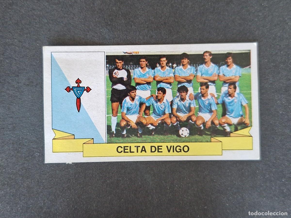 Cromos de f&uacute;tbol: L4 EQUIPO CELTA DE VIGO LIGA ESTE 1985 1986 85 86 DESPEGADO RECUPERADO