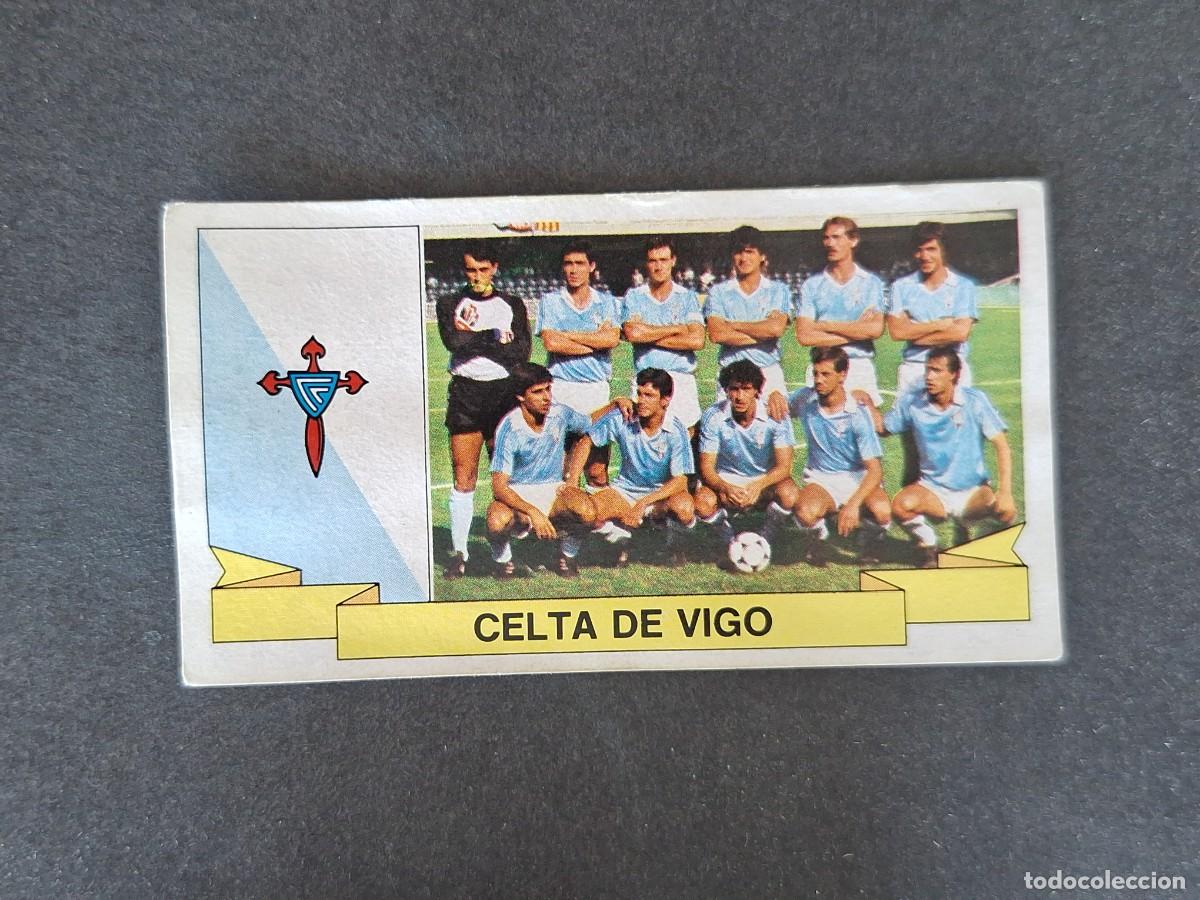 Cromos de f&uacute;tbol: L4 EQUIPO CELTA DE VIGO LIGA ESTE 1985 1986 85 86 DESPEGADO RECUPERADO