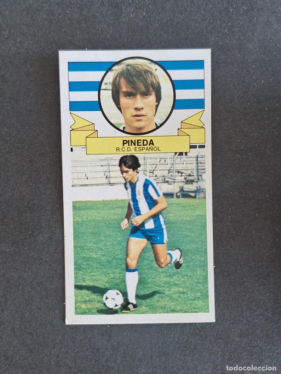 Cromos de f&uacute;tbol: L4 PINEDA R. C. D. ESPA&Ntilde;OL LIGA ESTE 1985 1986 85 86 DESPEGADO RECUPERADO