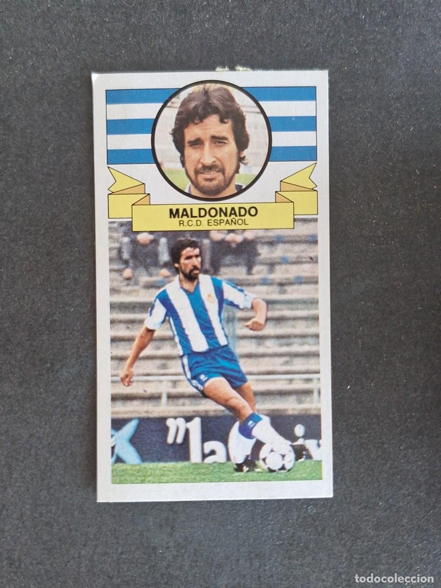 Cromos de f&uacute;tbol: L4 MALDONADO R. C. D. ESPA&Ntilde;OL LIGA ESTE 1985 1986 85 86 DESPEGADO RECUPERADO