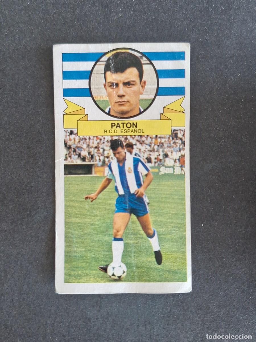 Cromos de f&uacute;tbol: L4 PATON R. C. D. ESPA&Ntilde;OL LIGA ESTE 1985 1986 85 86 DESPEGADO RECUPERADO