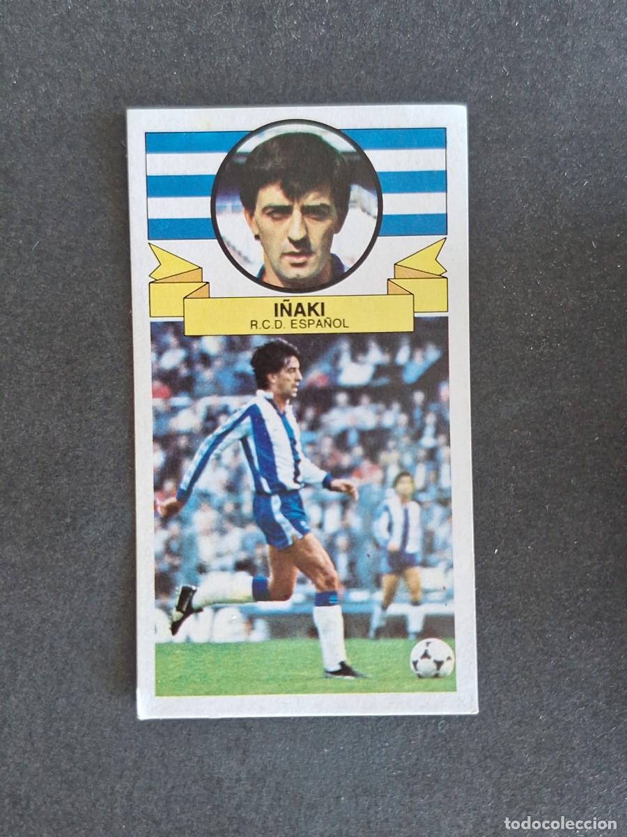 Cromos de f&uacute;tbol: L4 I&Ntilde;AKI R. C. D. ESPA&Ntilde;OL LIGA ESTE 1985 1986 85 86 DESPEGADO RECUPERADO
