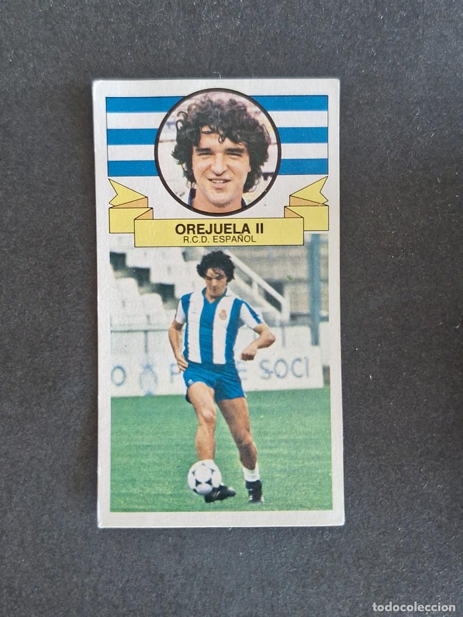Cromos de f&uacute;tbol: L4 OREJUELA II R. C. D. ESPA&Ntilde;OL LIGA ESTE 1985 1986 85 86 DESPEGADO RECUPERADO
