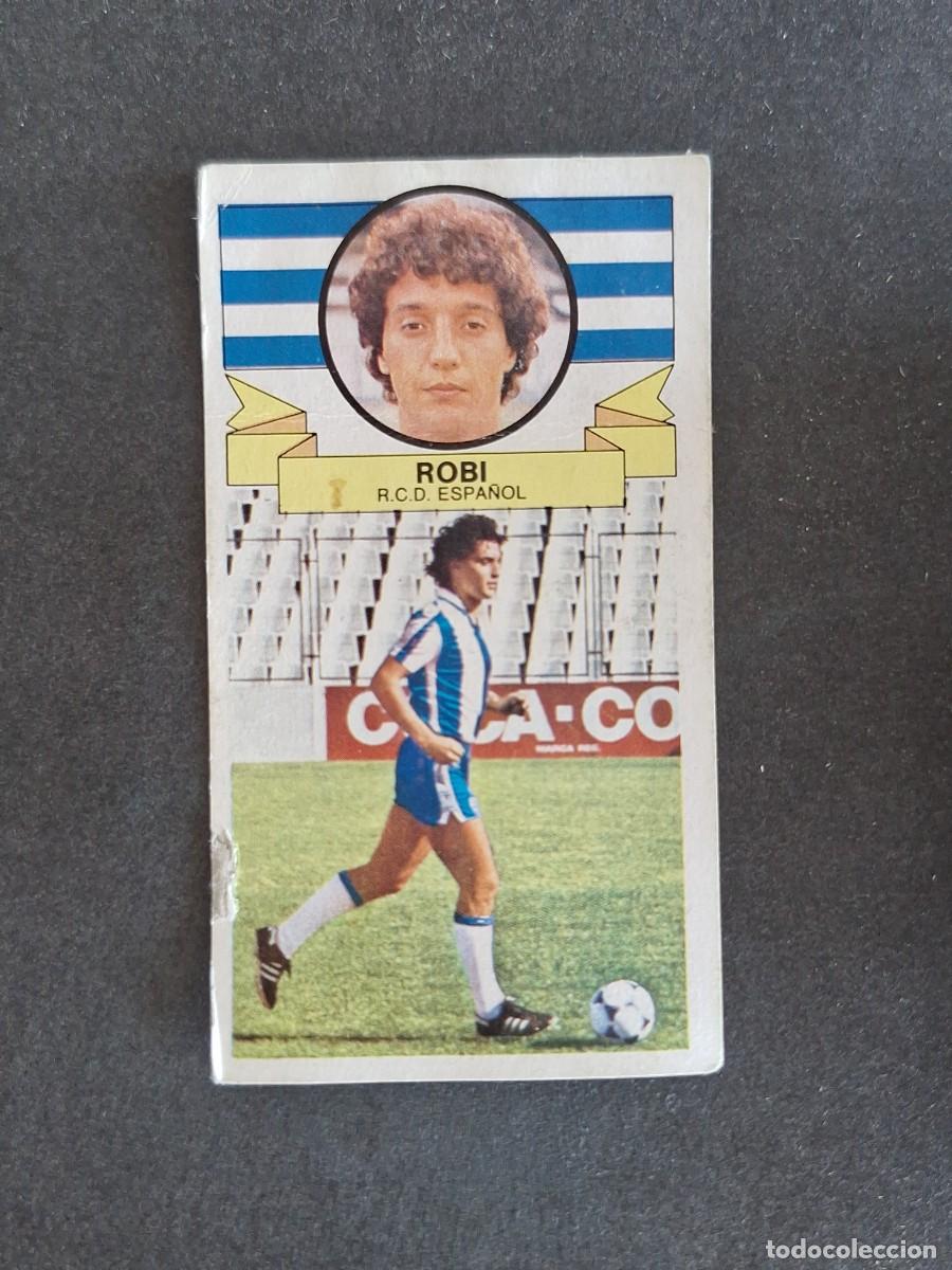 Cromos de f&uacute;tbol: L4 ROBI R. C. D. ESPA&Ntilde;OL LIGA ESTE 1985 1986 85 86 DESPEGADO RECUPERADO