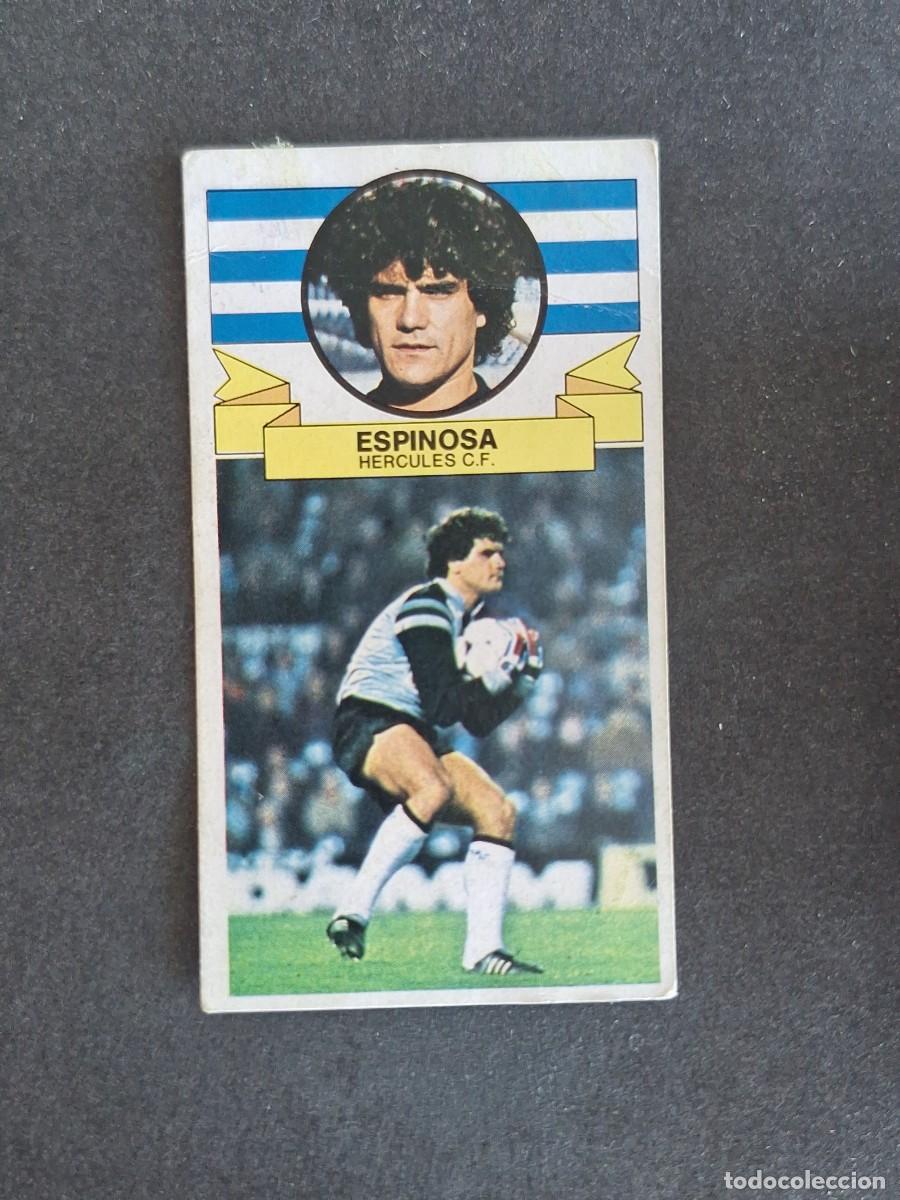 Cromos de f&uacute;tbol: L4 ESPINOSA HERCULES C. F. LIGA ESTE 1985 1986 85 86 DESPEGADO RECUPERADO