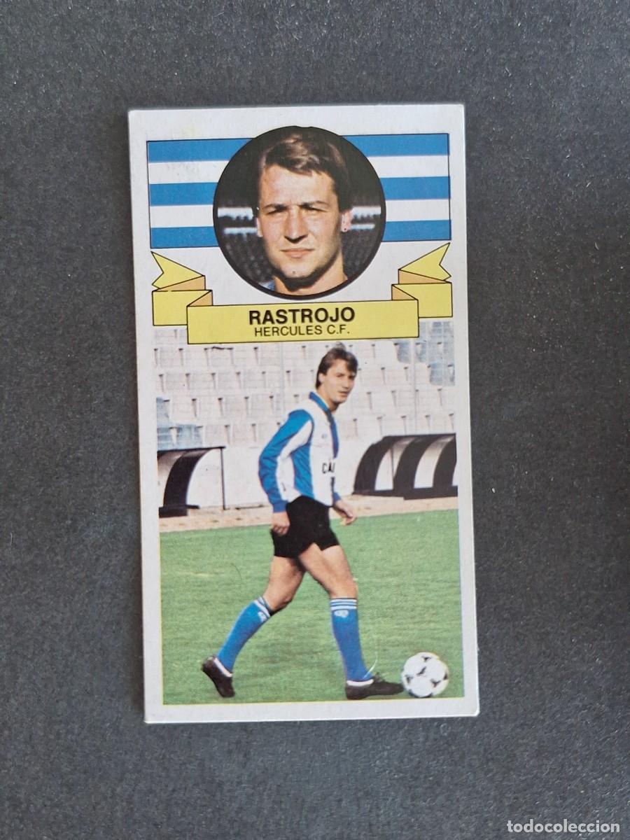 Cromos de f&uacute;tbol: L4 RASTROJO HERCULES C. F. LIGA ESTE 1985 1986 85 86 DESPEGADO RECUPERADO