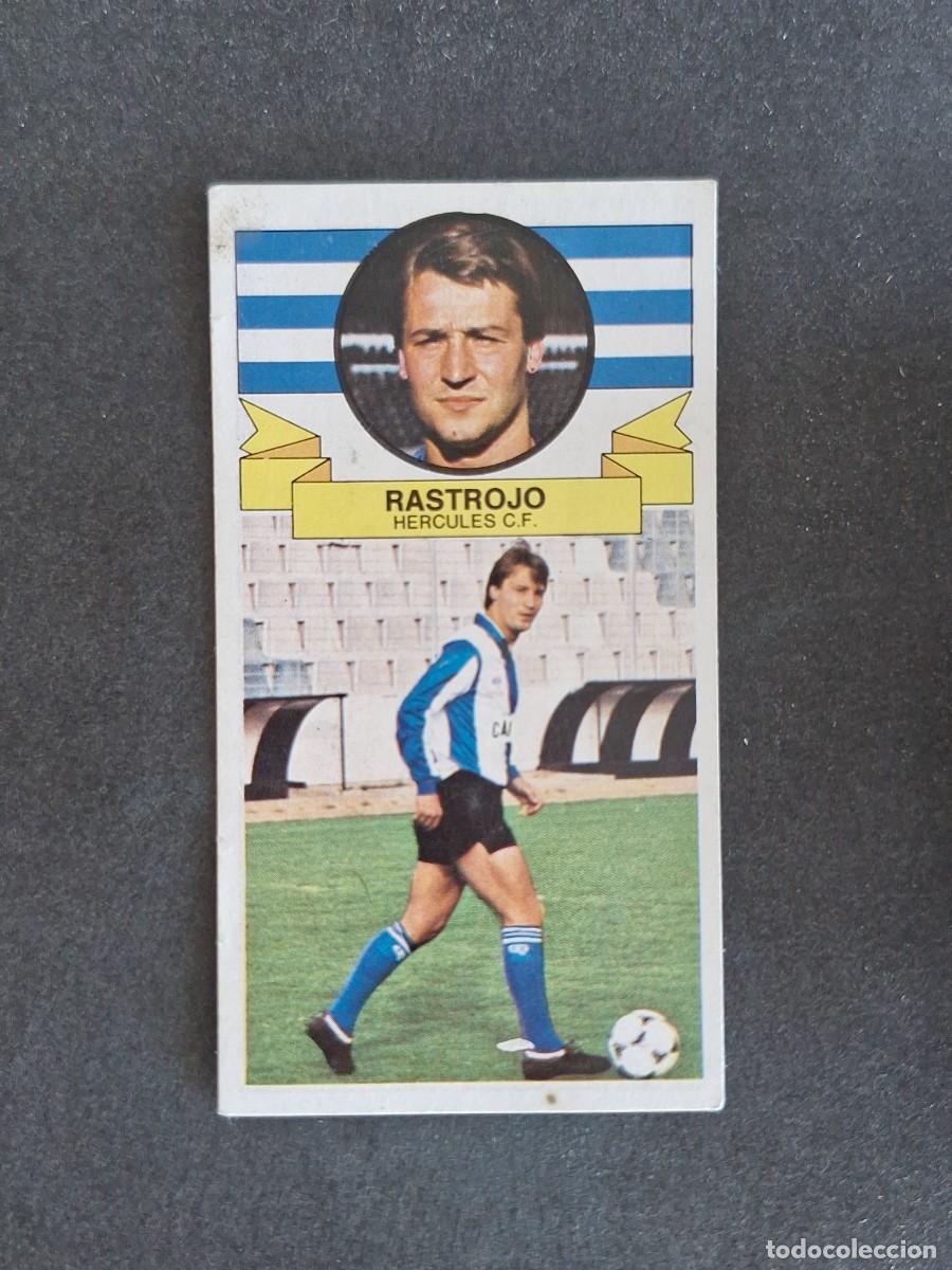 Cromos de f&uacute;tbol: L4 RASTROJO HERCULES C. F. LIGA ESTE 1985 1986 85 86 DESPEGADO RECUPERADO
