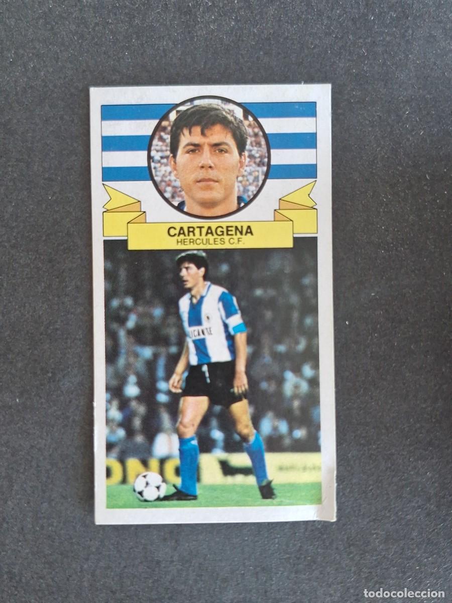 Cromos de f&uacute;tbol: L4 CARTAGENA HERCULES C. F. LIGA ESTE 1985 1986 85 86 DESPEGADO RECUPERADO