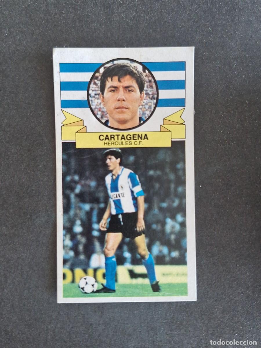 Cromos de f&uacute;tbol: L4 CARTAGENA HERCULES C. F. LIGA ESTE 1985 1986 85 86 DESPEGADO RECUPERADO