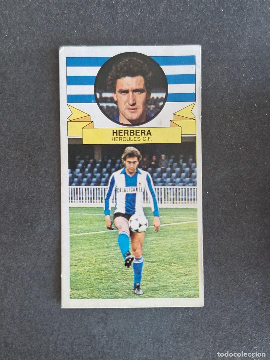 Cromos de f&uacute;tbol: L4 HERBERA HERCULES C. F. LIGA ESTE 1985 1986 85 86 DESPEGADO RECUPERADO